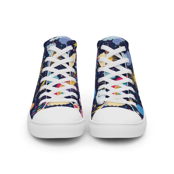 Mindset Womens High Top Canvas Shoes - Image 5