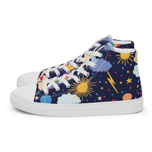 Mindset Womens High Top Canvas Shoes - Image 2