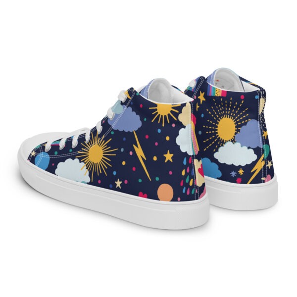 Mindset Womens High Top Canvas Shoes - Image 3