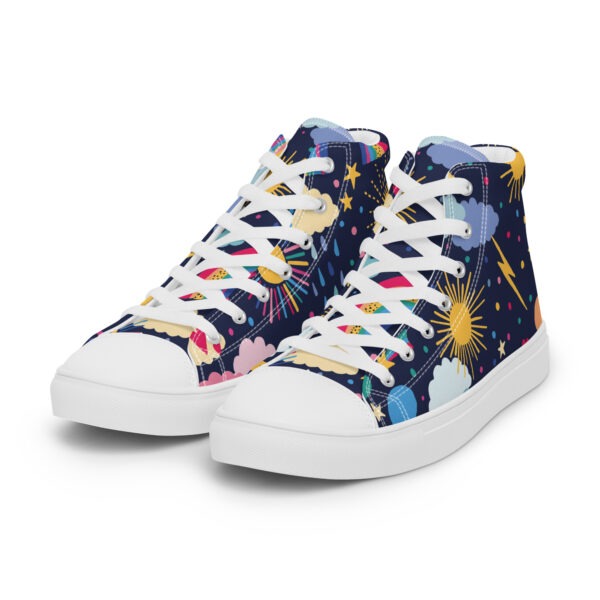 Mindset Womens High Top Canvas Shoes - Image 4