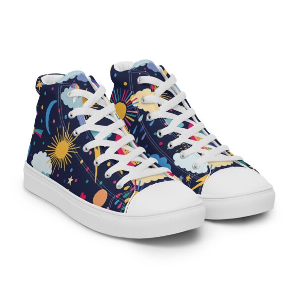 Mindset Womens High Top Canvas Shoes - Image 9